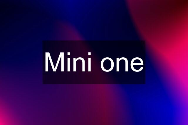 Mini one