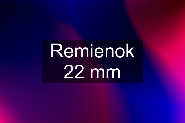 Remienok 22 mm