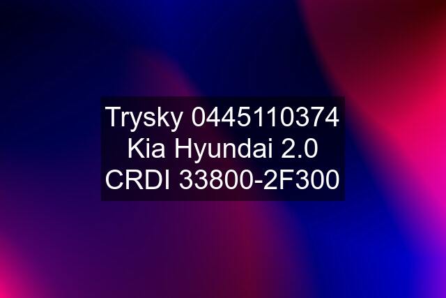 Trysky  Kia Hyundai 2.0 CRDI 33800-2F300