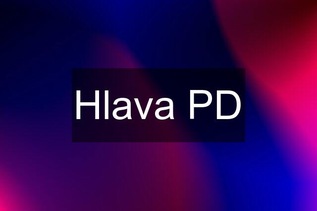 Hlava PD