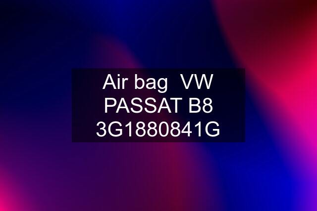 Air bag  VW PASSAT B8 3G1880841G
