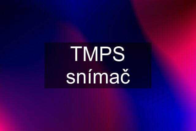 TMPS snímač