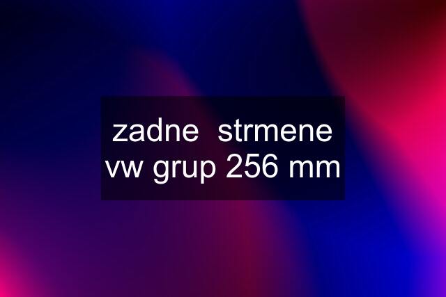 zadne  strmene vw grup 256 mm