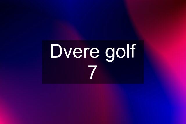 Dvere golf 7
