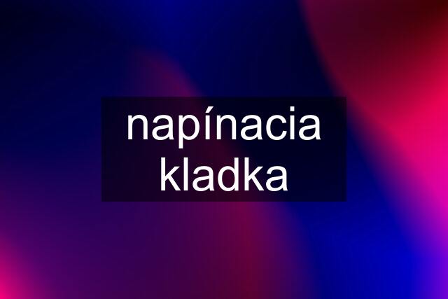 napínacia kladka