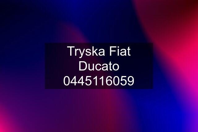 Tryska Fiat Ducato 