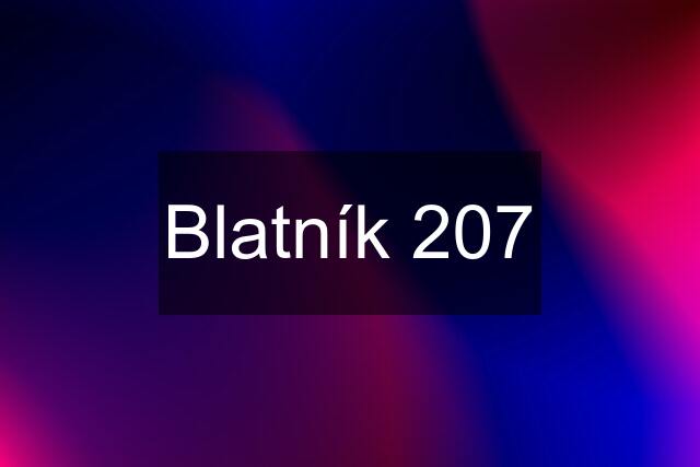 Blatník 207