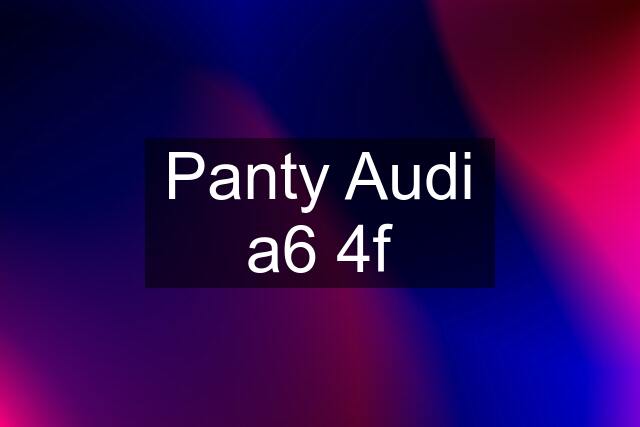 Panty Audi a6 4f