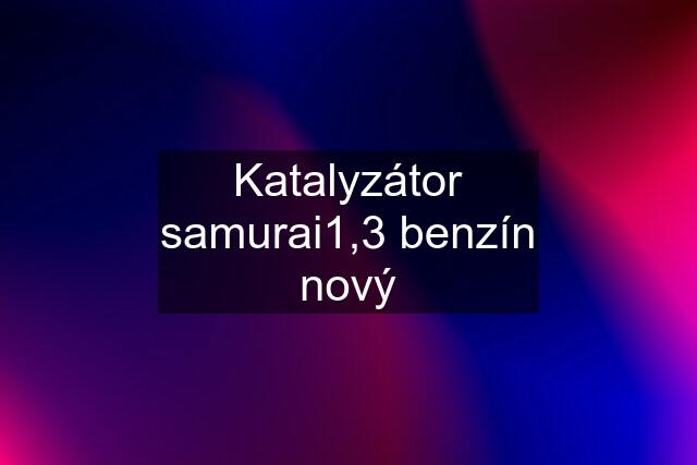 Katalyzátor samurai1,3 benzín nový