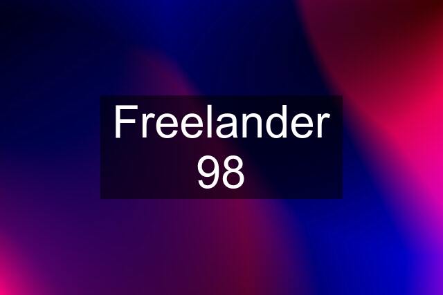 Freelander 98