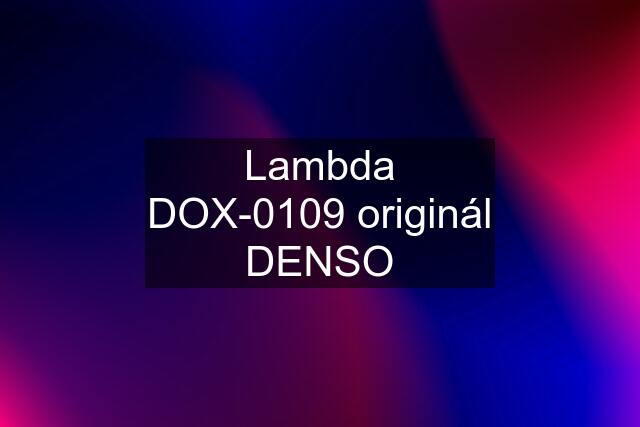 Lambda DOX-0109 originál DENSO