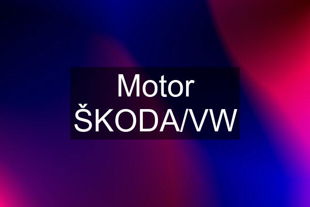 Motor ŠKODA/VW