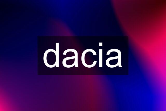 dacia