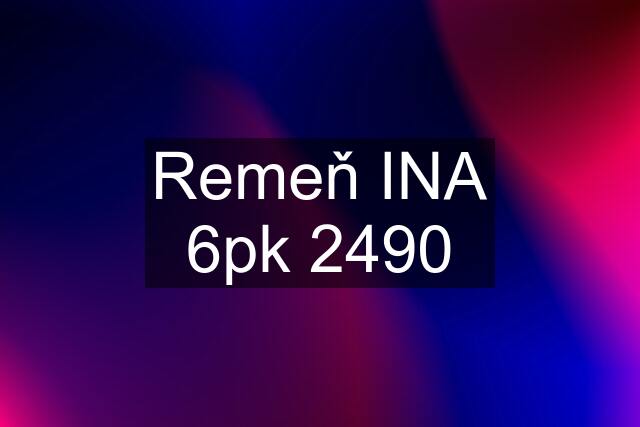 Remeň INA 6pk 2490