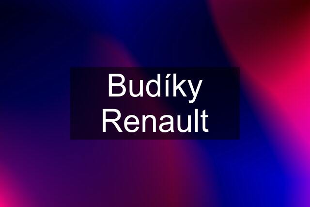 Budíky Renault