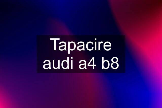 Tapacire audi a4 b8