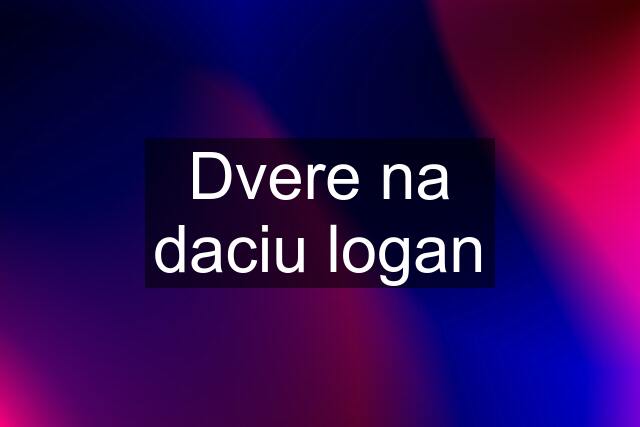 Dvere na daciu logan