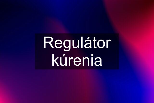 Regulátor kúrenia