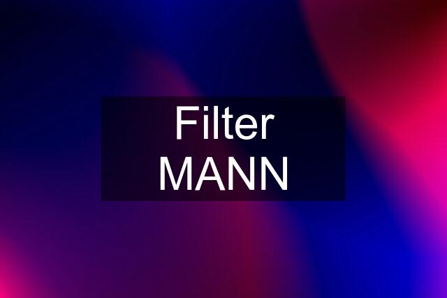 Filter MANN