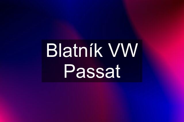 Blatník VW Passat