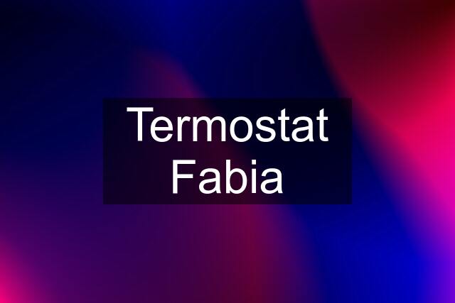 Termostat Fabia