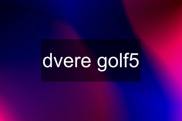 dvere golf5