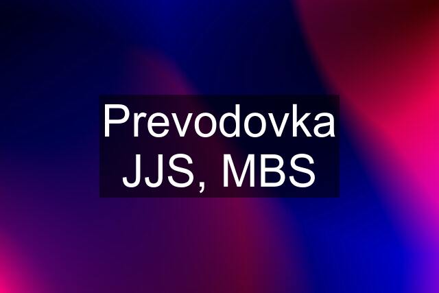 Prevodovka JJS, MBS