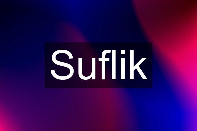 Suflik