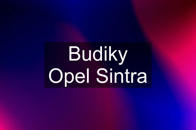 Budiky Opel Sintra