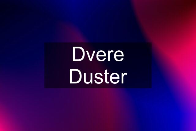 Dvere Duster