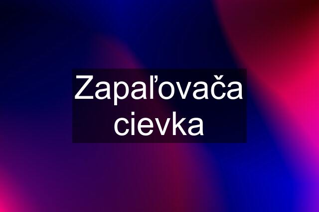 Zapaľovača cievka