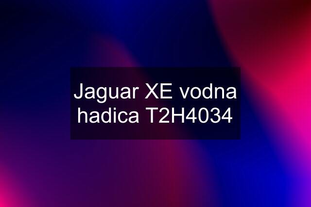 Jaguar XE vodna hadica T2H4034