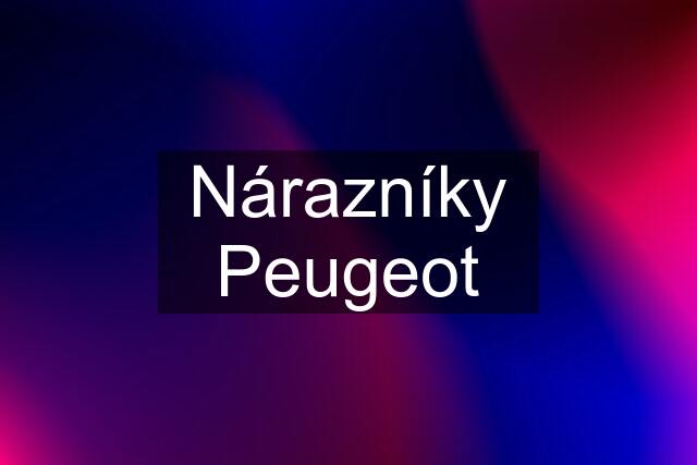 Nárazníky Peugeot