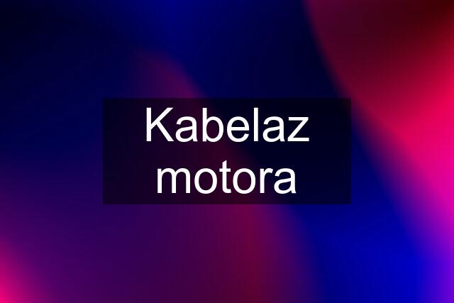 Kabelaz motora