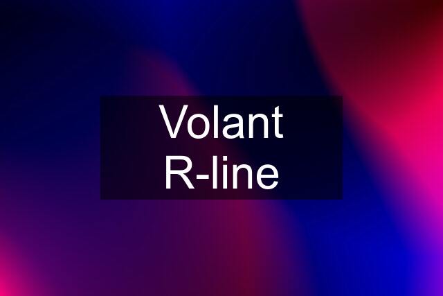 Volant R-line