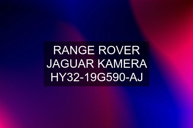 RANGE ROVER JAGUAR KAMERA HY32-19G590-AJ