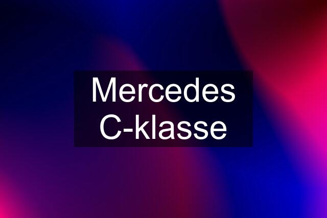 Mercedes C-klasse