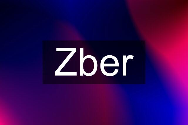 Zber