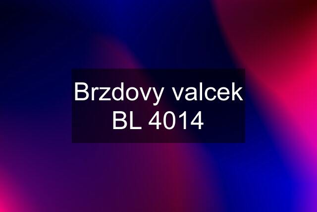 Brzdovy valcek BL 4014