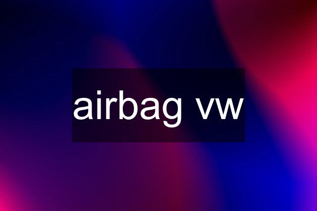 airbag vw