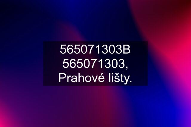 565071303B 565071303, Prahové lišty.