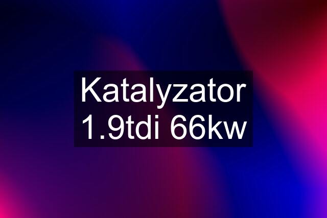 Katalyzator 1.9tdi 66kw