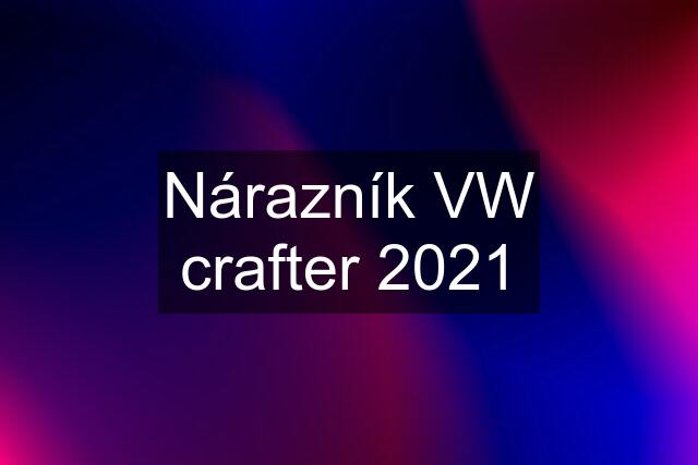 Nárazník VW crafter 2021