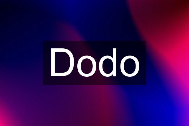 Dodo