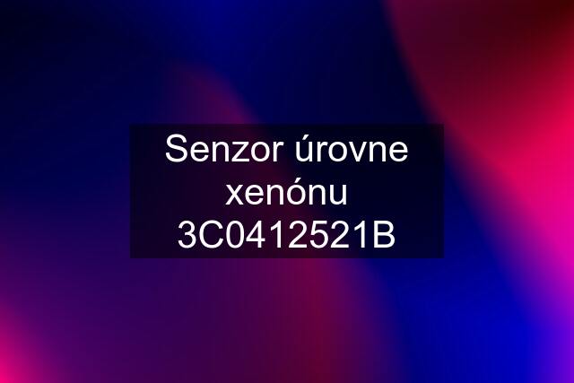 Senzor úrovne xenónu 3C0412521B