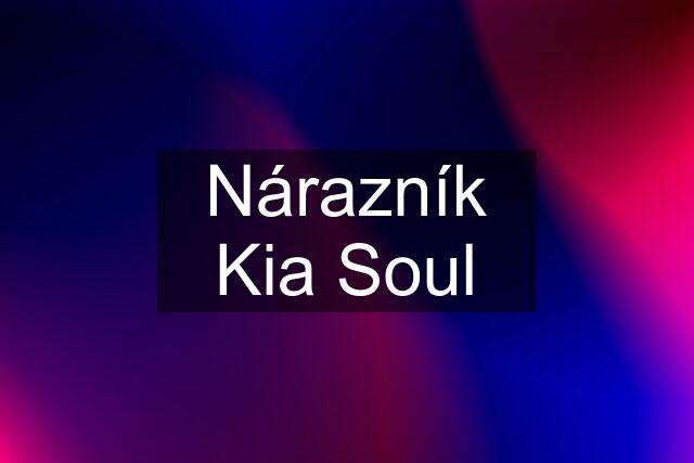 Nárazník Kia Soul