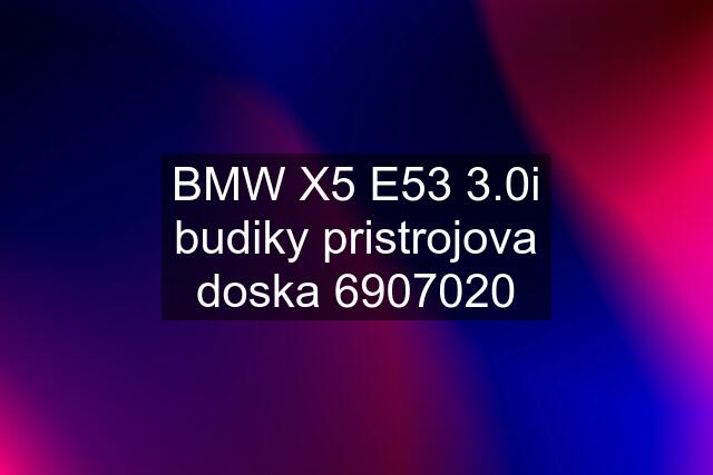 BMW X5 E53 3.0i budiky pristrojova doska 6907020