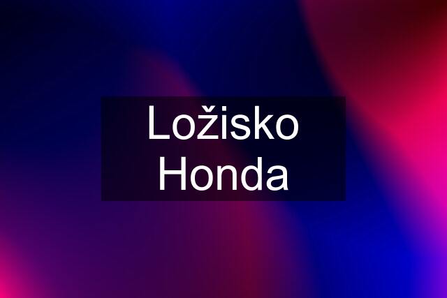 Ložisko Honda