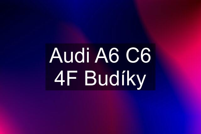 Audi A6 C6 4F Budíky