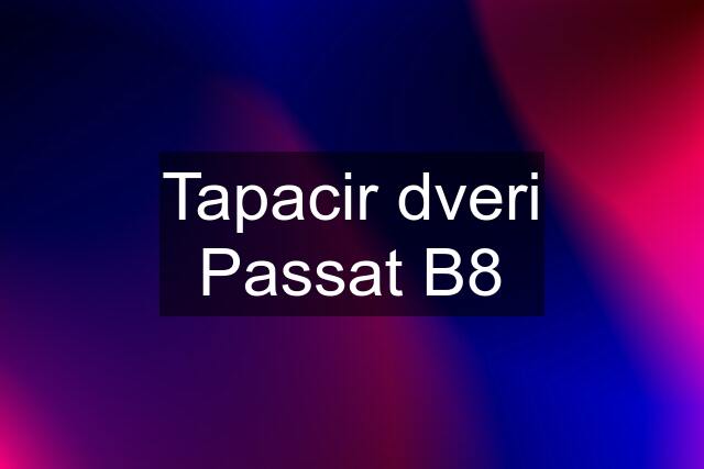 Tapacir dveri Passat B8